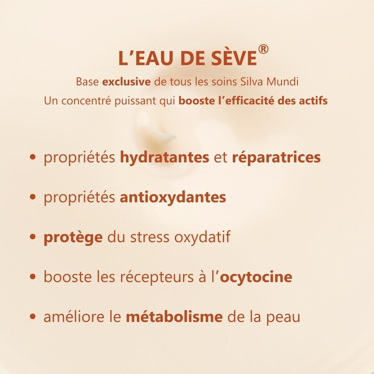 Les bienfaits de l'Eau de Sève